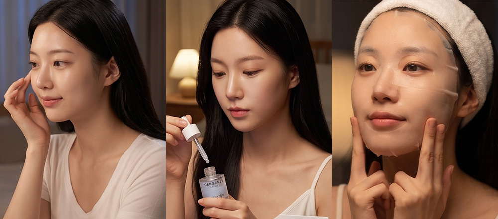 Mask application & care routine