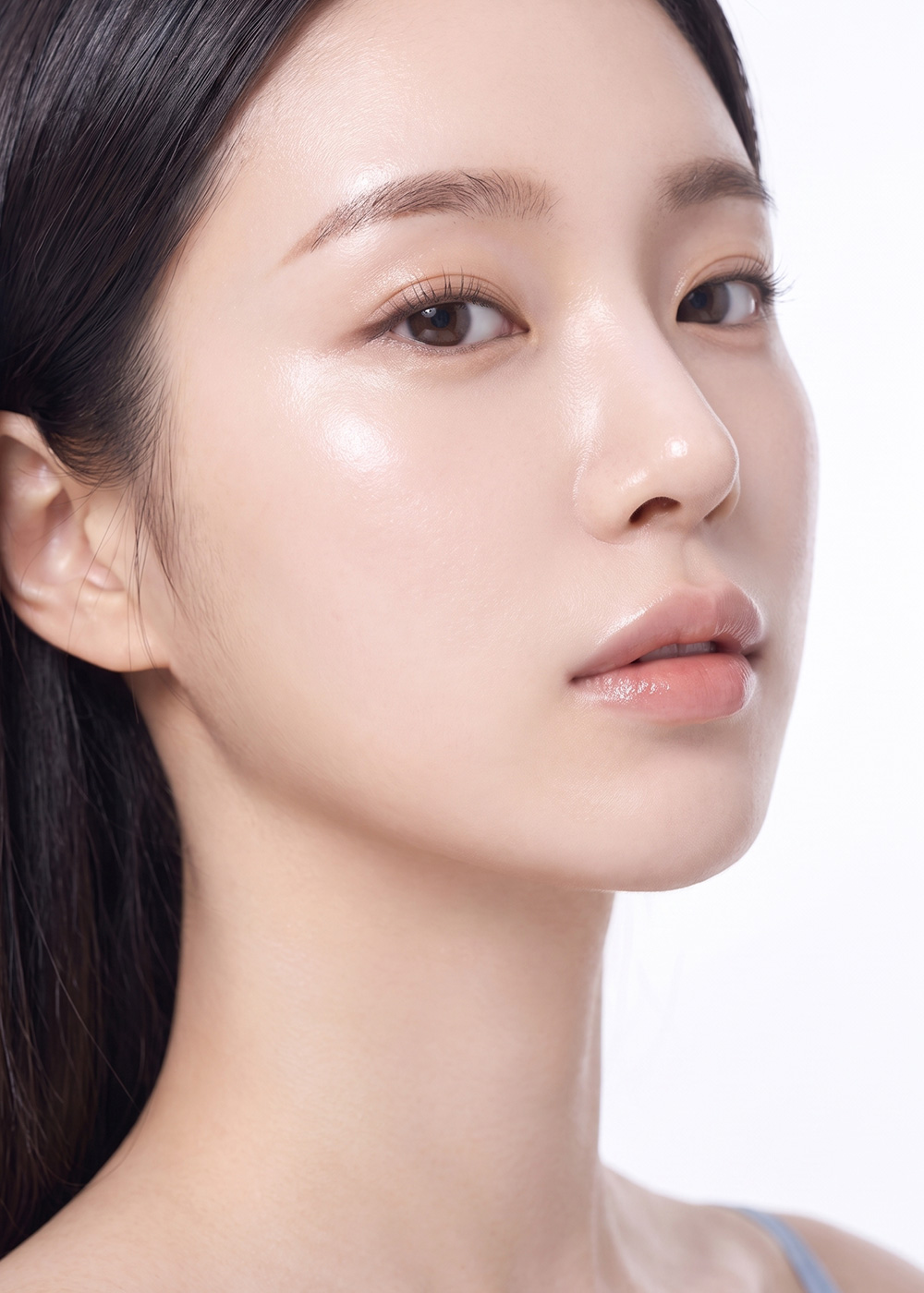 Radiant skin close-up