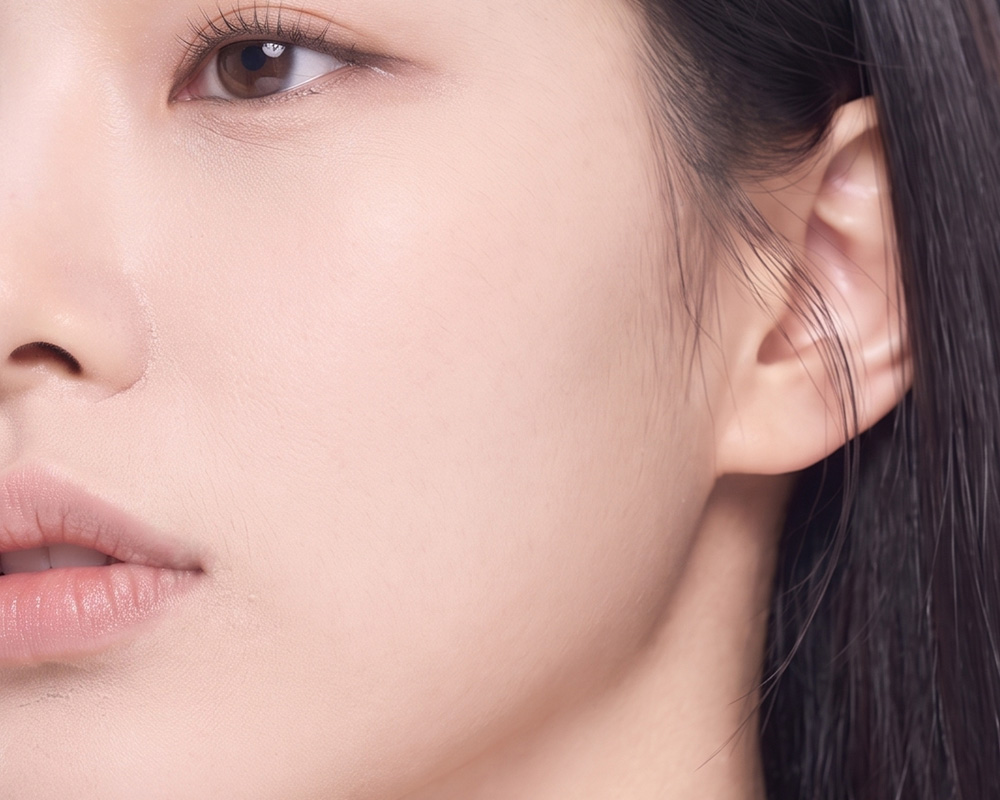 Before · illustrative skin image