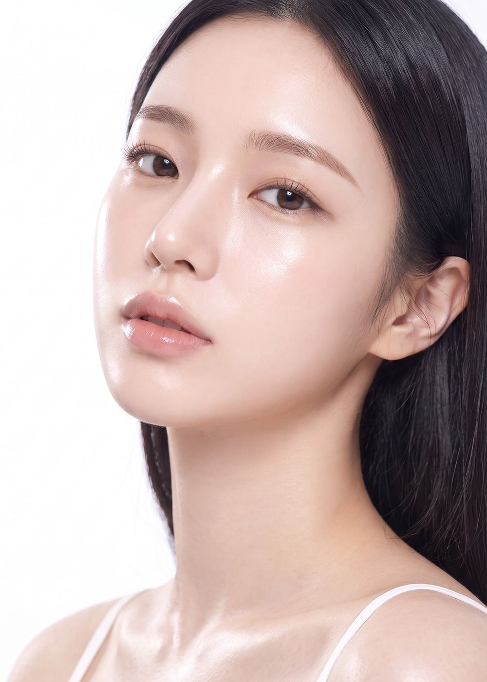 Radiant skin close-up
